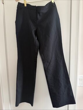 Just Cavalli Black Pinstripe Tailored Dress Pants women size 6